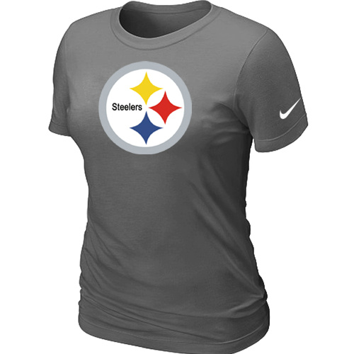 Nike Pittsburgh Steelers Women's Legend Logo Dri-FIT NFL T-Shirt - Dark Grey